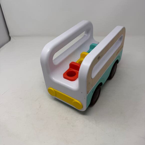 Lovevery Wooden Plastic Wheel Around Town Bus - No Peg People - Picture 4 of 5